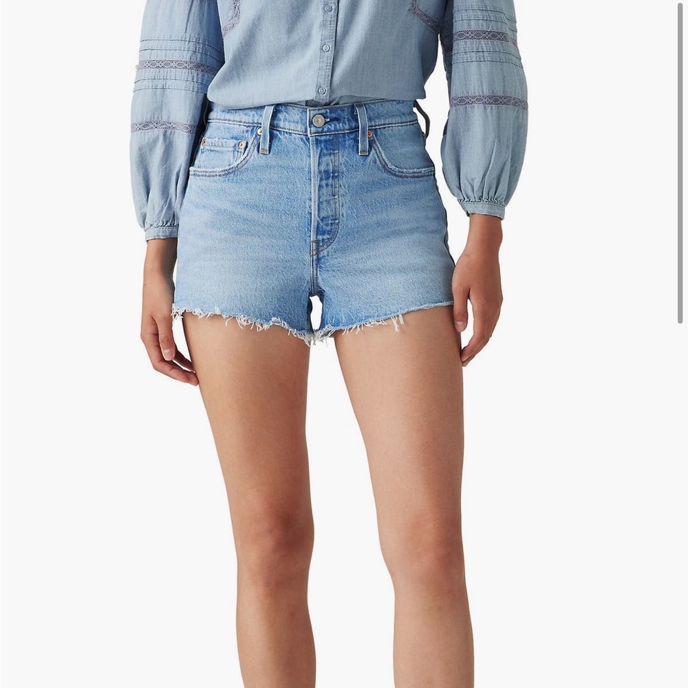 501 original high waist demon cutoff shorts